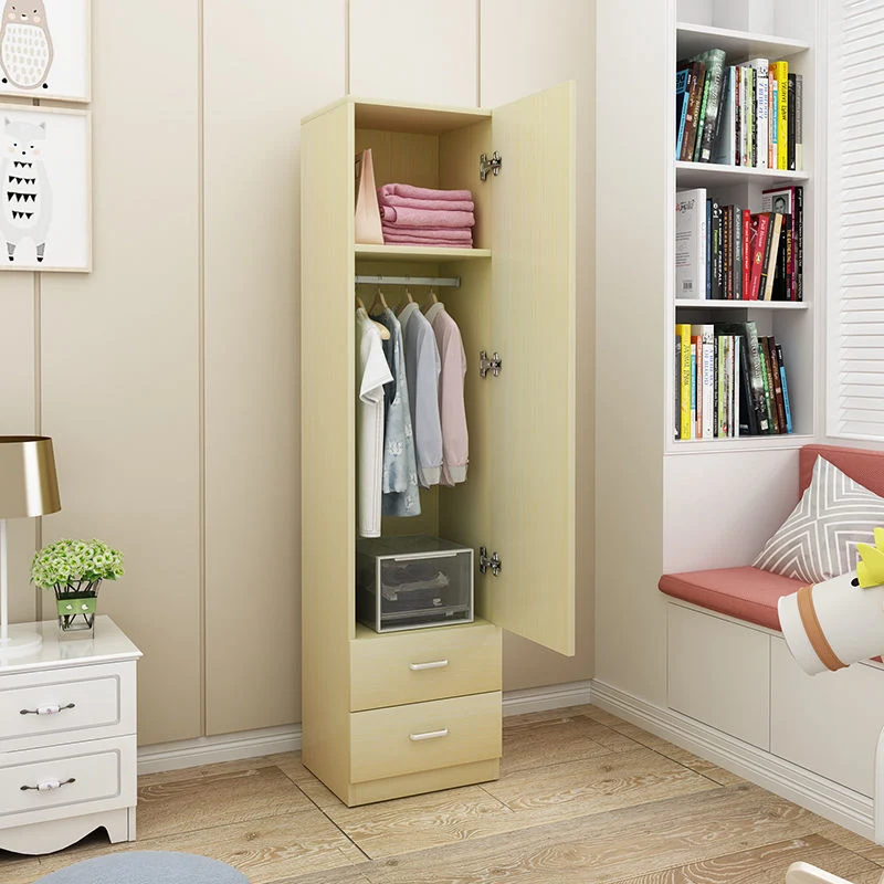 Armario estilo moderno Armario no colgante de madera con puerta Blanco Clearhalo