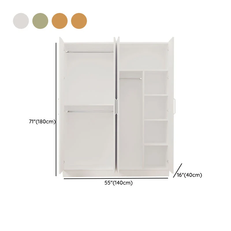 Armario de estilo moderno Armario de combinación de madera para dormitorio Madera Clearhalo