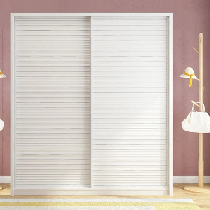Armario de estilo moderno Armario de madera con puerta corredera para dormitorio Clearhalo