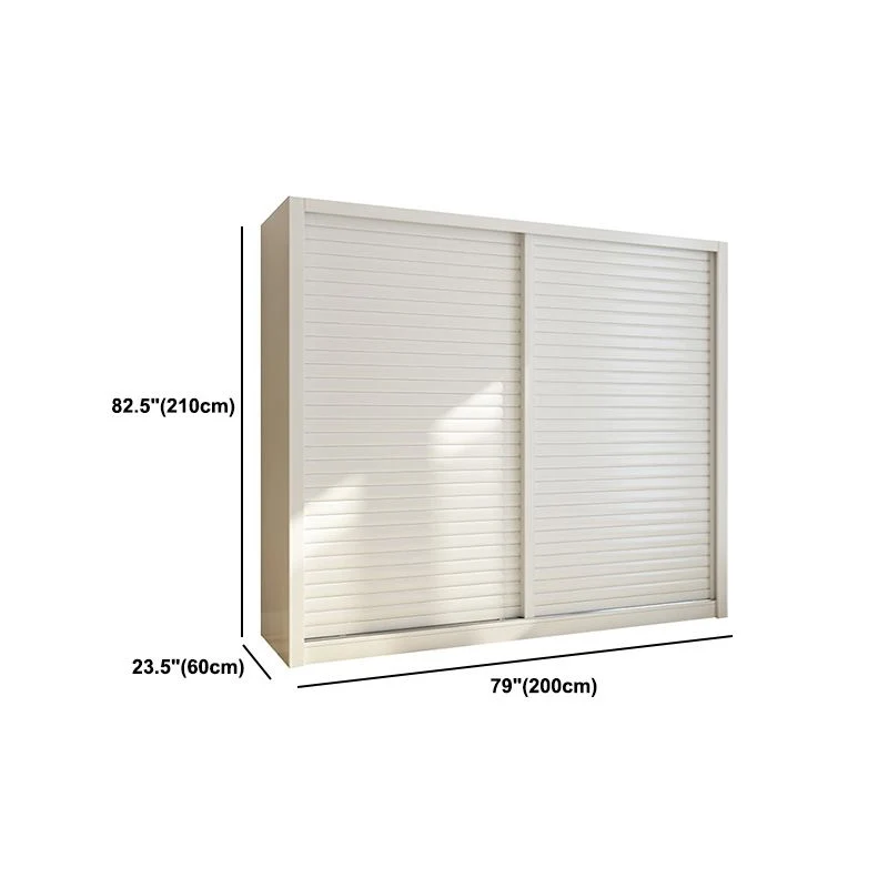 Armario de estilo moderno Armario de madera con puerta corredera para dormitorio Clearhalo