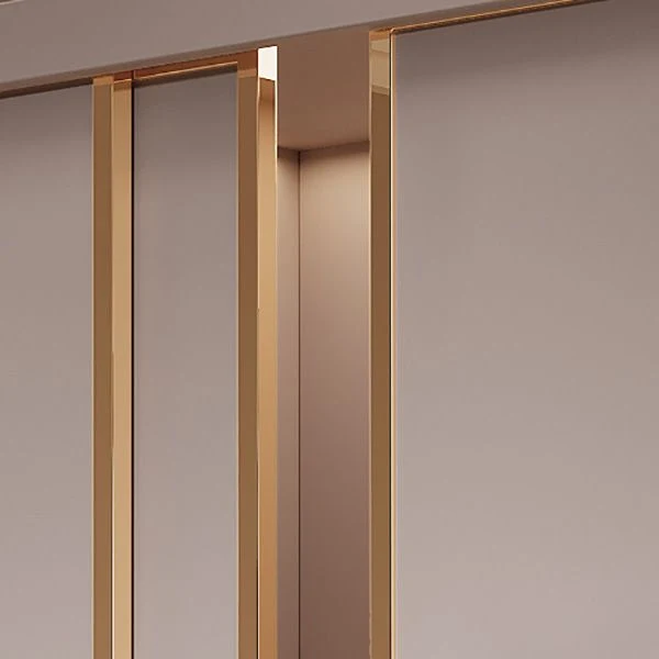 Armario estilo moderno Armario de madera para dormitorio con estantes Clearhalo