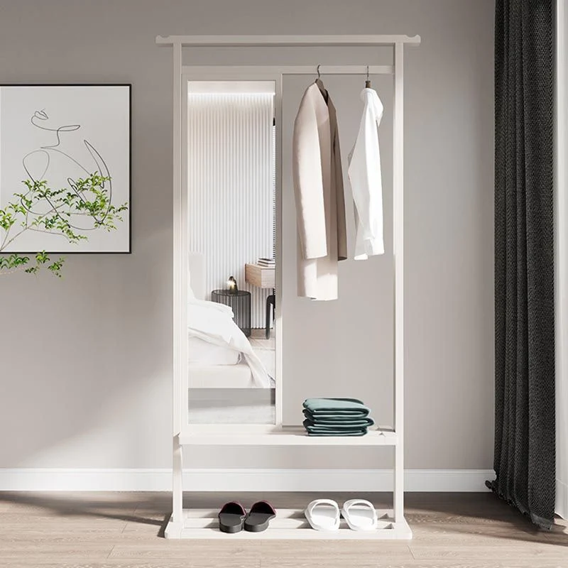Armario de estilo moderno Hogar Armario Armario de madera con espejo Naturales Clearhalo