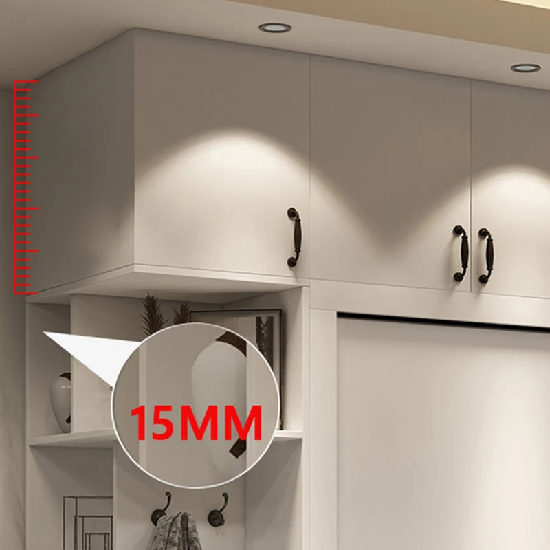 Armario guardarropa blanco contemporáneo Armario de madera de ingenierí con puerta corredera Clearhalo