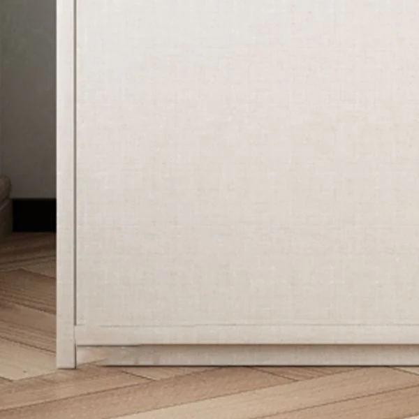 Armario guardarropa blanco moderno Armario de madera de ingenierí con barra para ropa Clearhalo