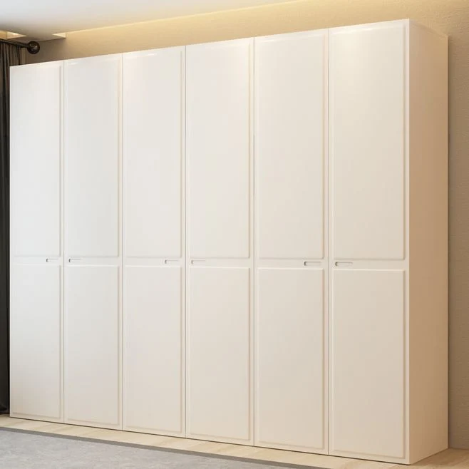 Armario guardarropa contemporáneo con cajón Armario guardarropa blanco Clearhalo
