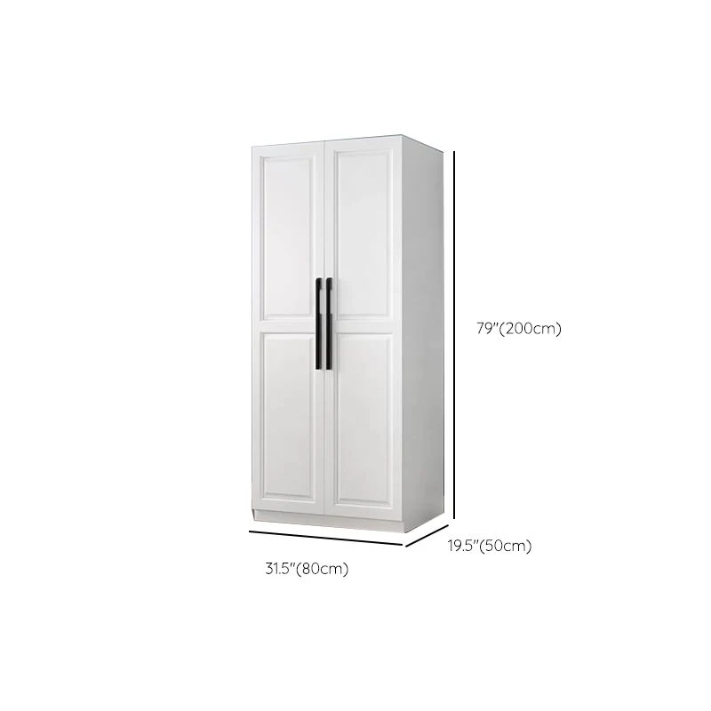 Armario independiente con marco de madera, puertas con bisagras modernas, armario y cajones de cierre suave Clearhalo