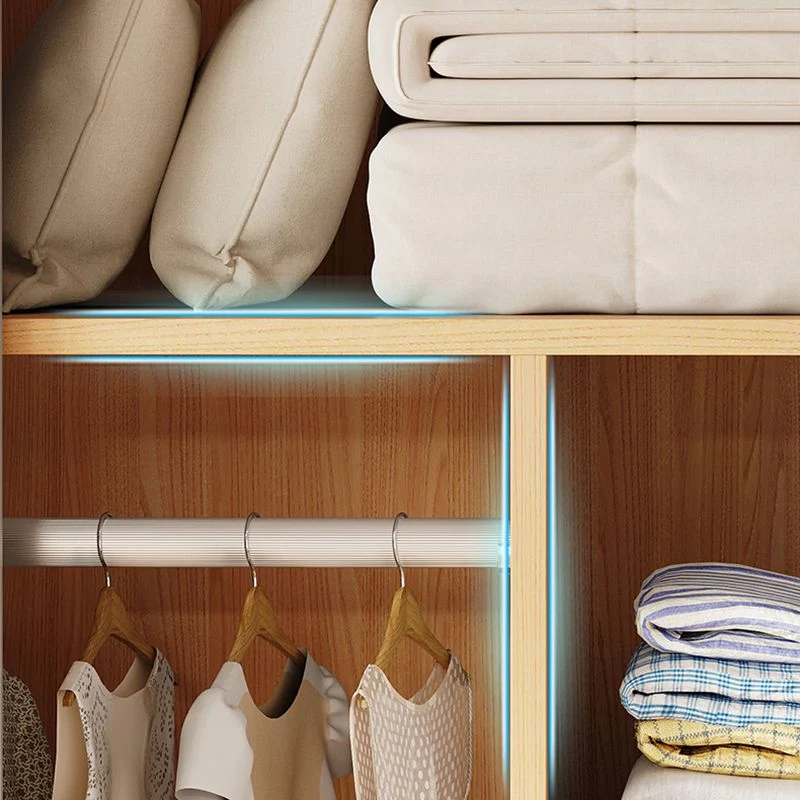Armario independiente contemporáneo Armario Armario con puertas corredizas de madera Verde Clearhalo