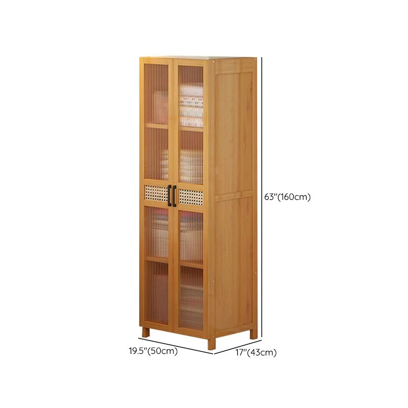 Armario independiente de madera Armario moderno con patas y estantes Clearhalo