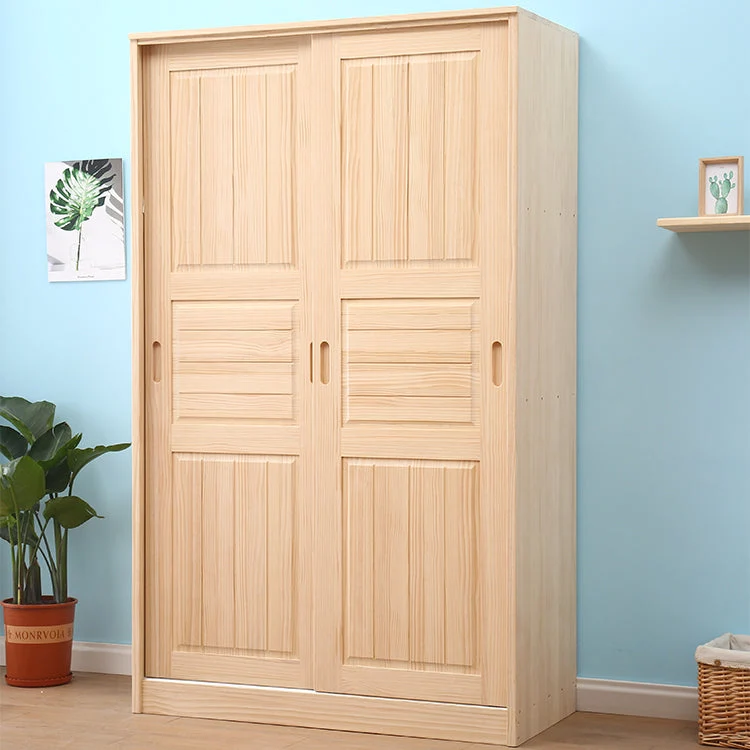 Armario independiente moderno Armario de madera maciza de pino con cajón Clearhalo