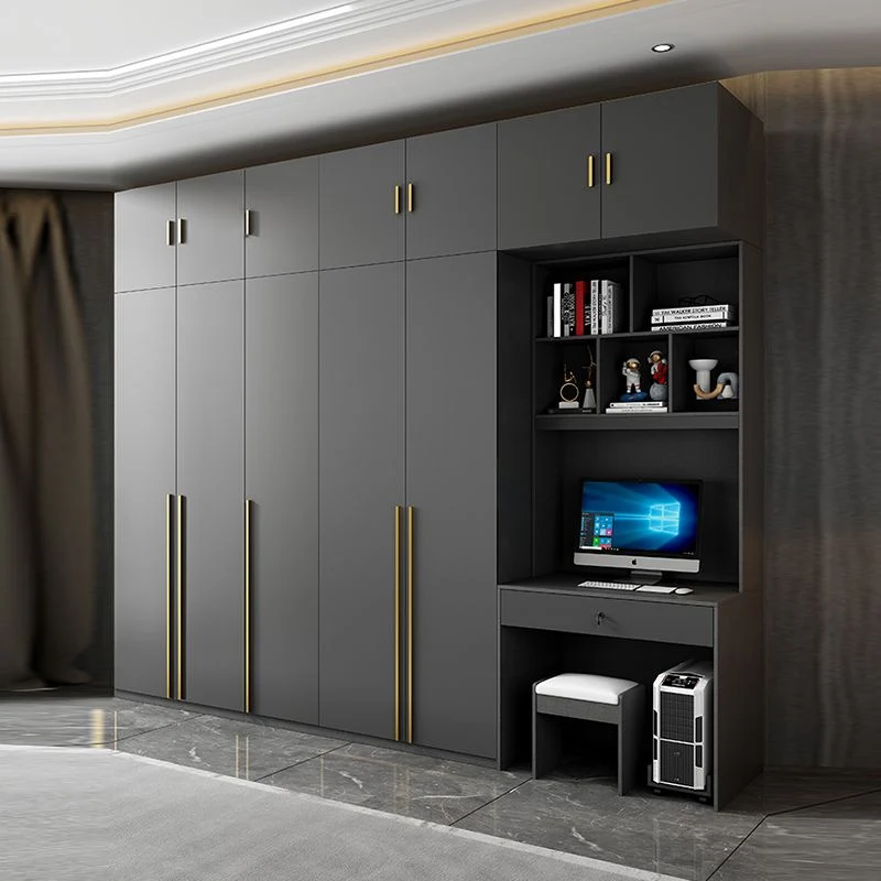 Armario de madera de color negro con cajón de cierre suave para el hogar Clearhalo