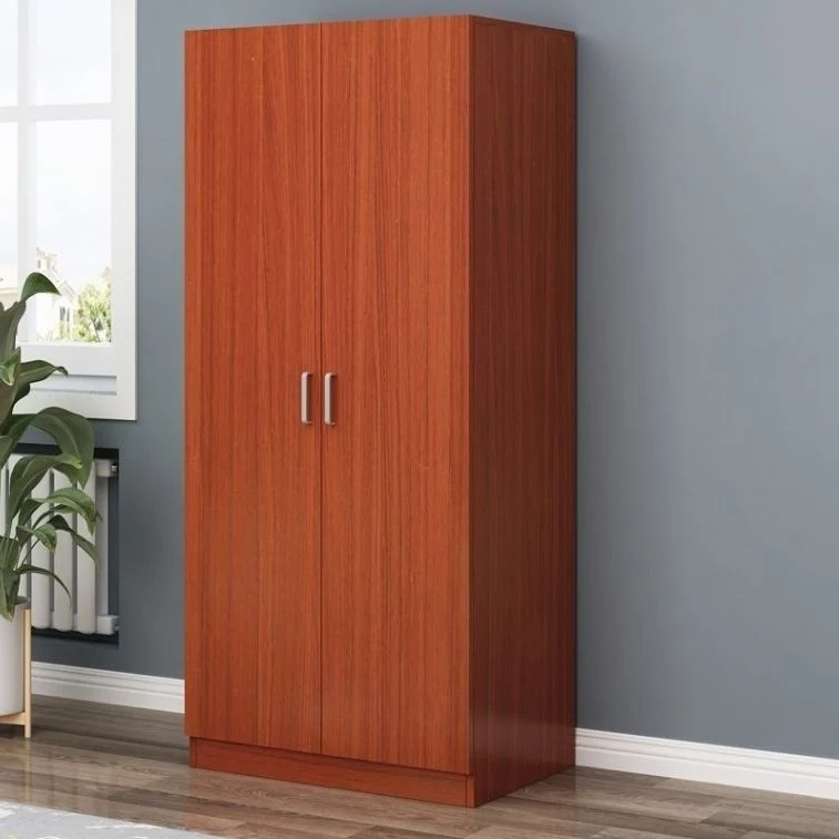 Armario de madera de estilo contemporáneo, armario con puerta de cierre suave para dormitorio Blanco Clearhalo
