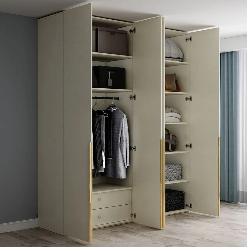 Armario de madera de ingenierí Armario Armario blanco moderno para dormitorio Clearhalo