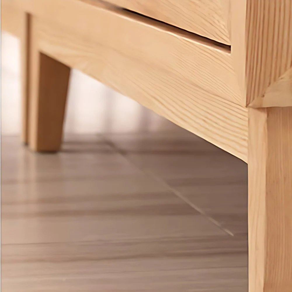Armario moderno de madera maciza Armario de dormitorio independiente con patas Clearhalo