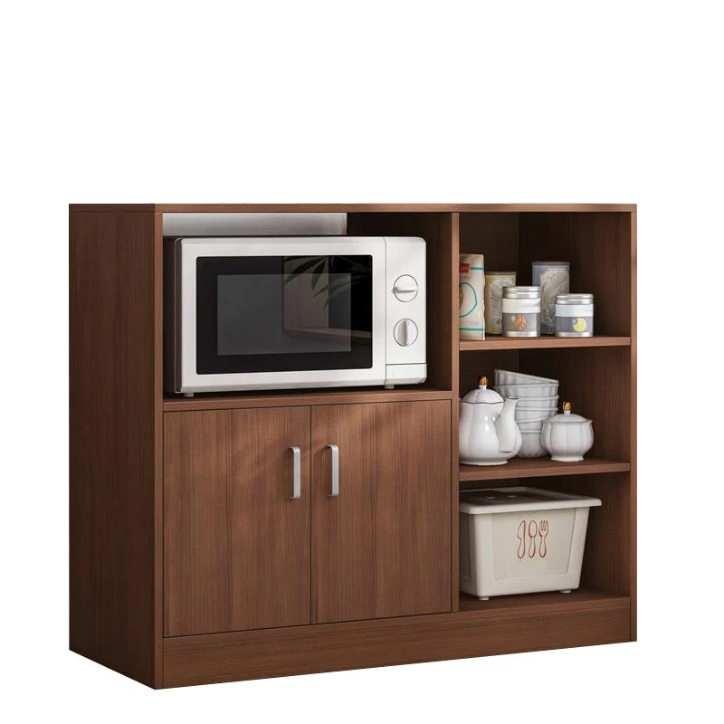 Buffet de comedor de madera Glam Buffet Server con gabinete y cajón Nuez Clearhalo