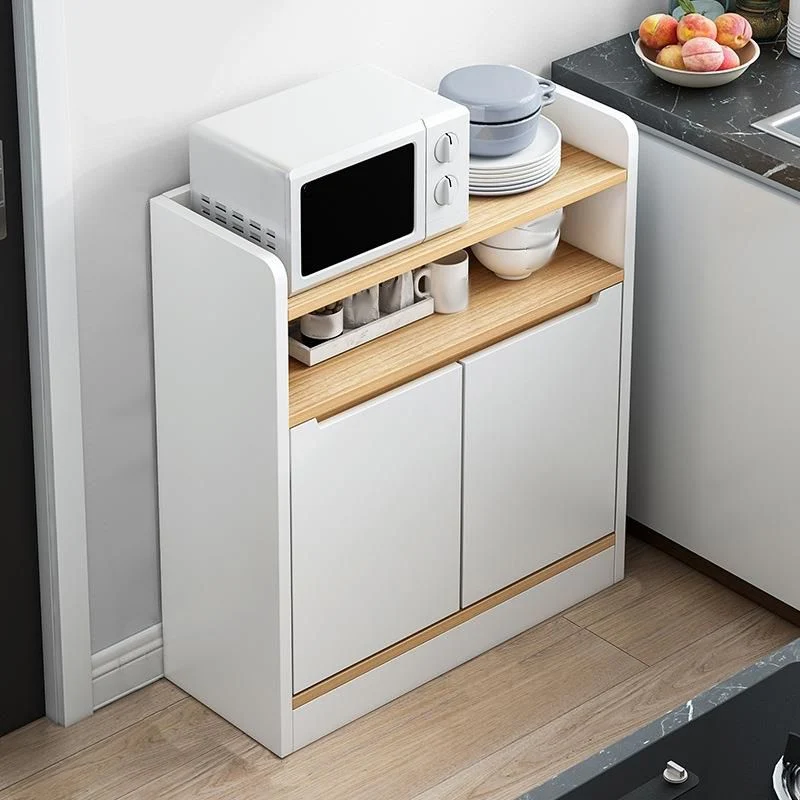 Buffet de comedor de madera Glam Buffet Server con gabinete y cajón Nuez Clearhalo