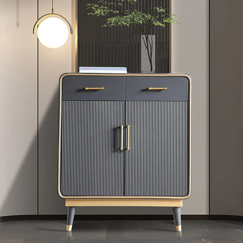 Buffet de comedor de piedra Credenza moderno y contemporáneo con cajones y gabinetes Verde Clearhalo