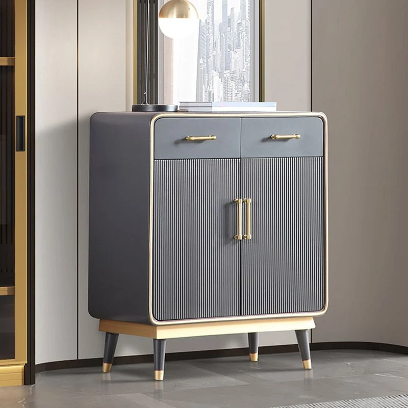 Buffet de comedor de piedra Credenza moderno y contemporáneo con cajones y gabinetes Verde Clearhalo