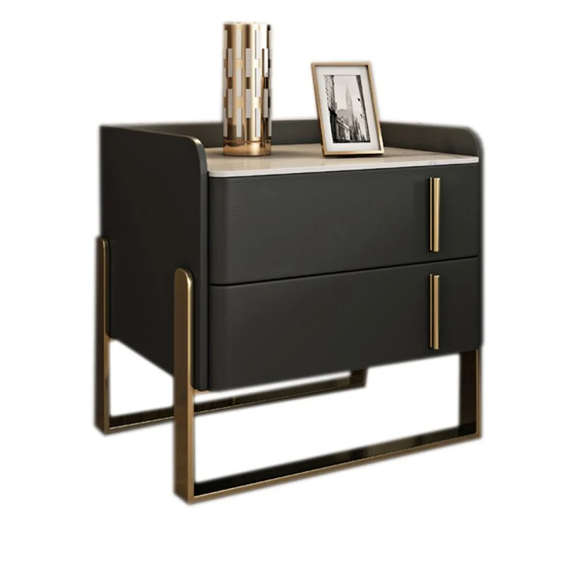 Cajones de pino Glam incluidos Mesa decorativa Mesita de noche de 20" de alto con patas Verde Clearhalo