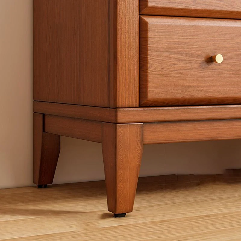 Cómoda rectangular minimalista Cómoda decorativa de madera moderna de mediados de siglo Madera Clearhalo