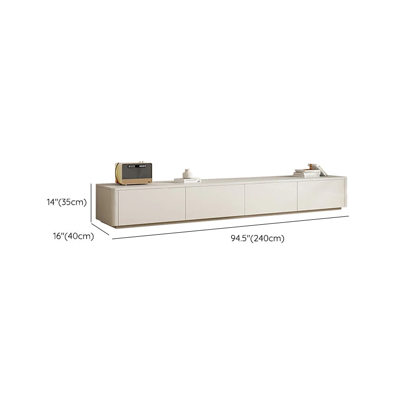 Consola escandinava para TV con cajón de pino para sala de estar Clearhalo