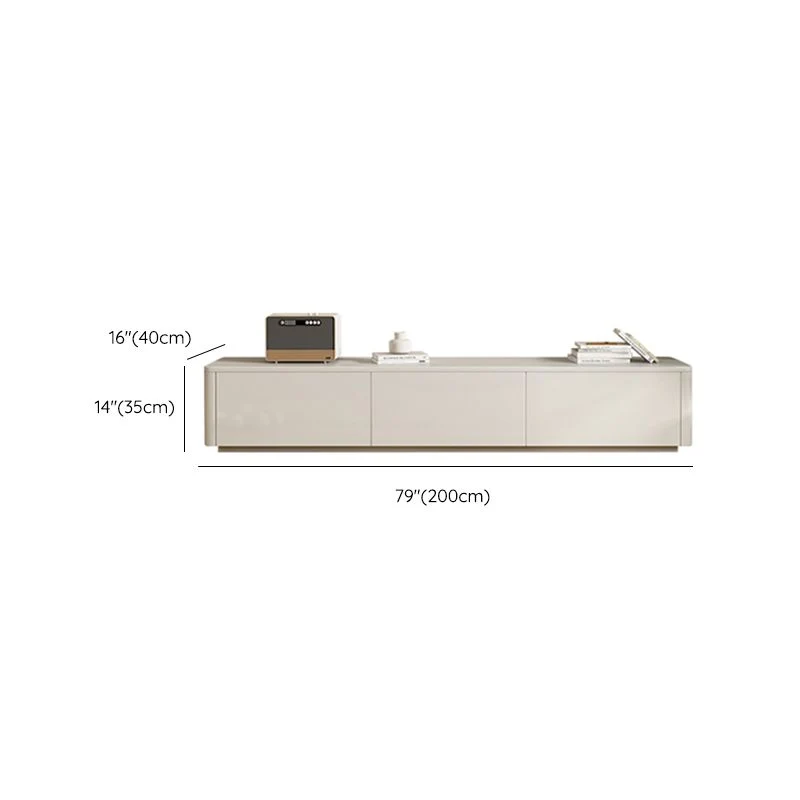 Consola escandinava para TV con cajón de pino para sala de estar Clearhalo