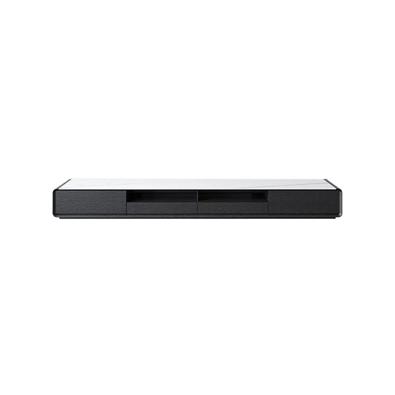 Consola de TV de piedra sinterizada, mueble de TV doméstico moderno con cajones deslizantes Clearhalo