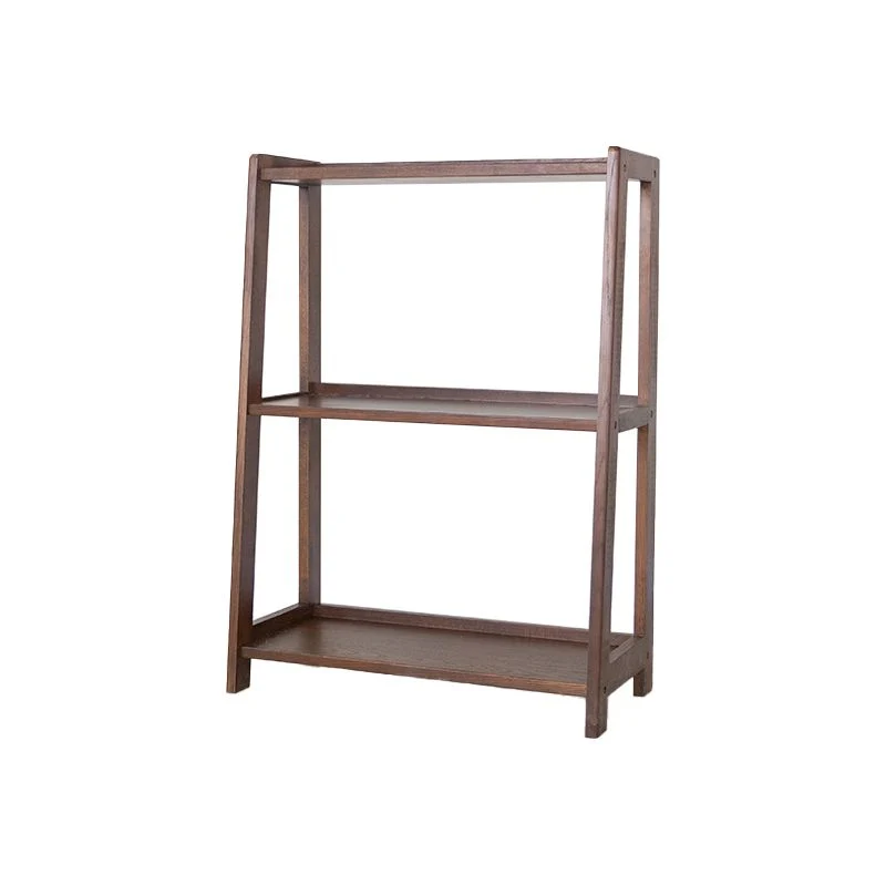 Estanterí con escalera Estanterí moderna y contemporánea para oficina en casa Nuez Clearhalo