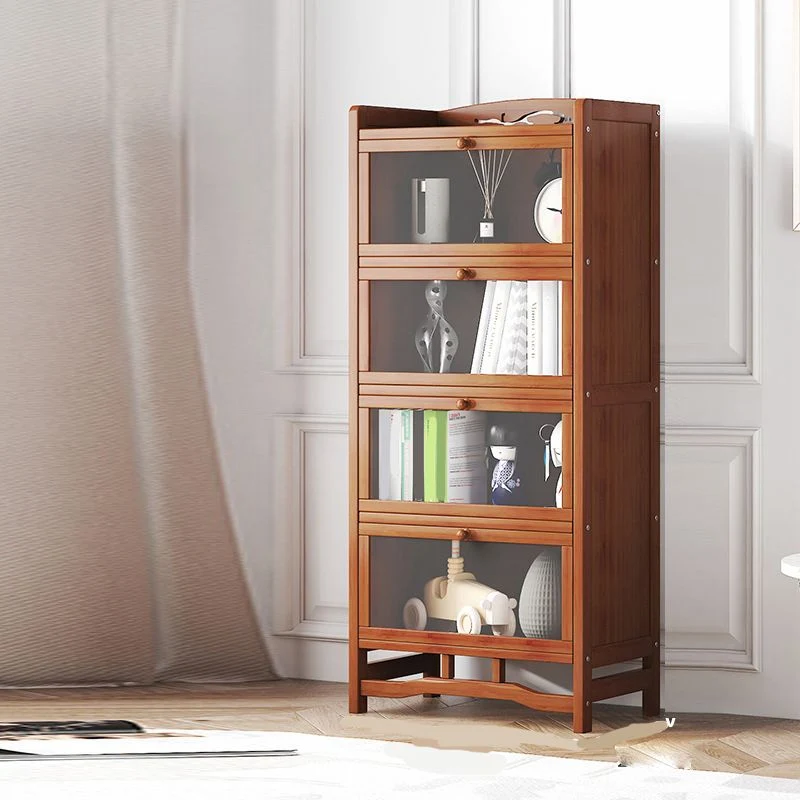 Estanterí para libros estándar con puertas Estanterí moderna para oficina en casa Clearhalo