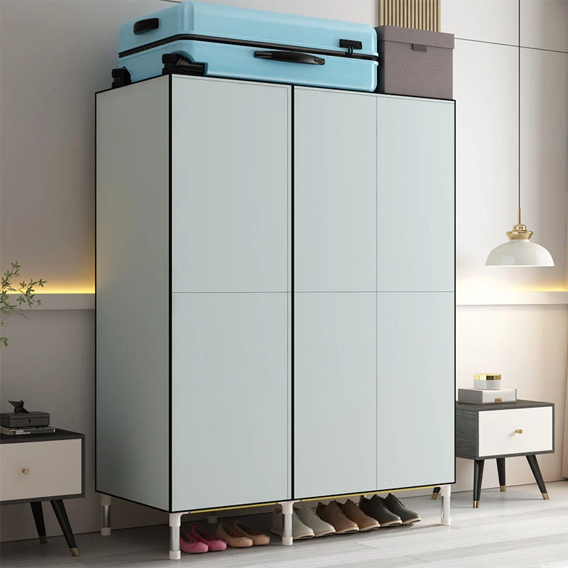 Gabinete de almacenamiento con estructura metálica y patas, gabinete moderno para el hogar Caqui Clearhalo