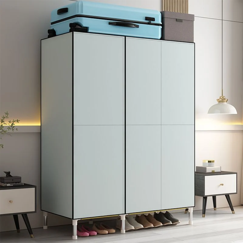 Gabinete de almacenamiento con estructura metálica y patas, gabinete moderno para el hogar Caqui Clearhalo