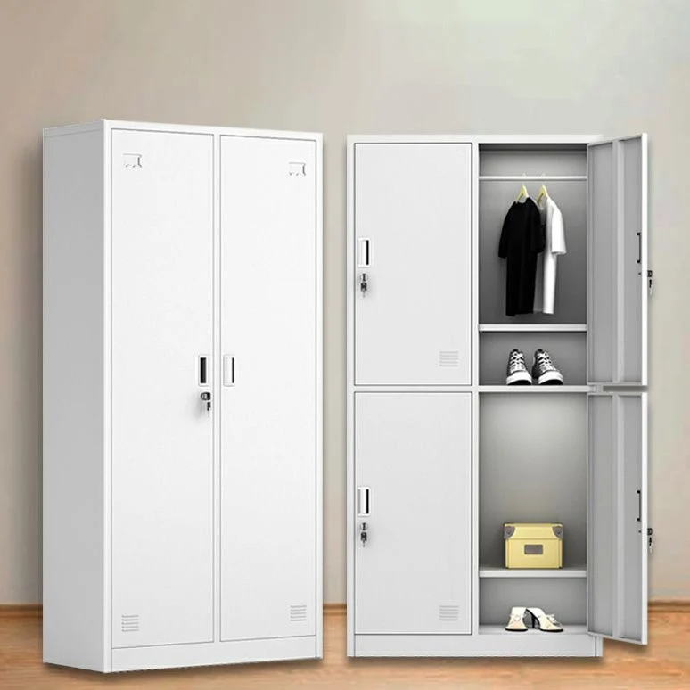 Gabinete de almacenamiento con puerta con bisagras para el hogar Gabinete de metal contemporáneo Clearhalo