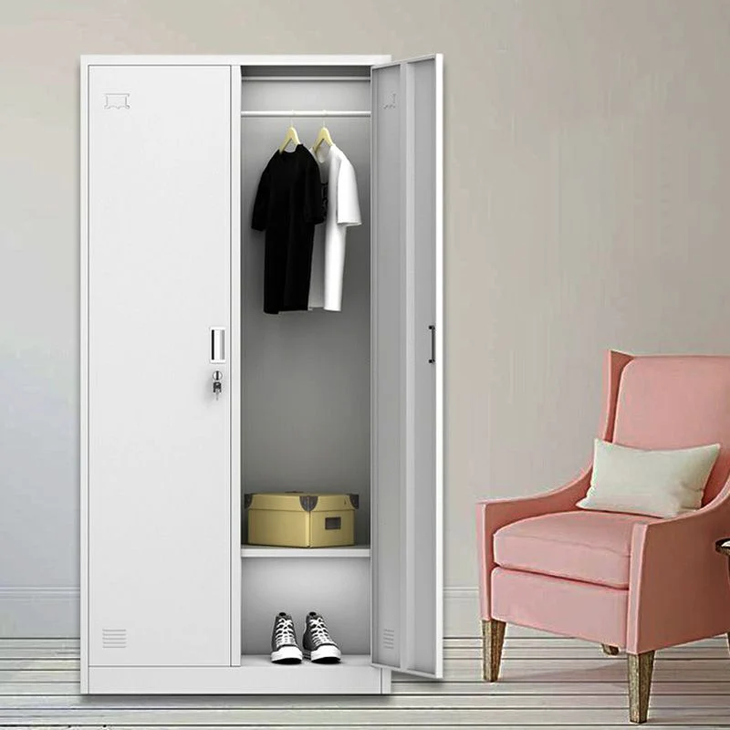 Gabinete de almacenamiento con puerta con bisagras para el hogar Gabinete de metal contemporáneo Clearhalo