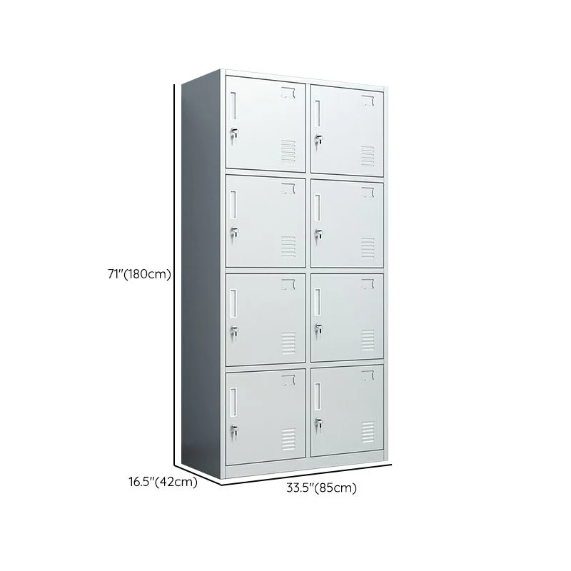 Gabinete de almacenamiento con puerta con bisagras de metal Gabinete gris contemporáneo para baño Clearhalo