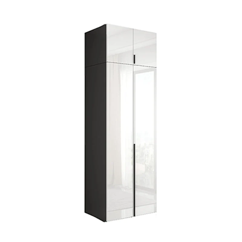 Gabinete de almacenamiento de madera fabricado moderno Gabinete blanco de alto brillo Clearhalo