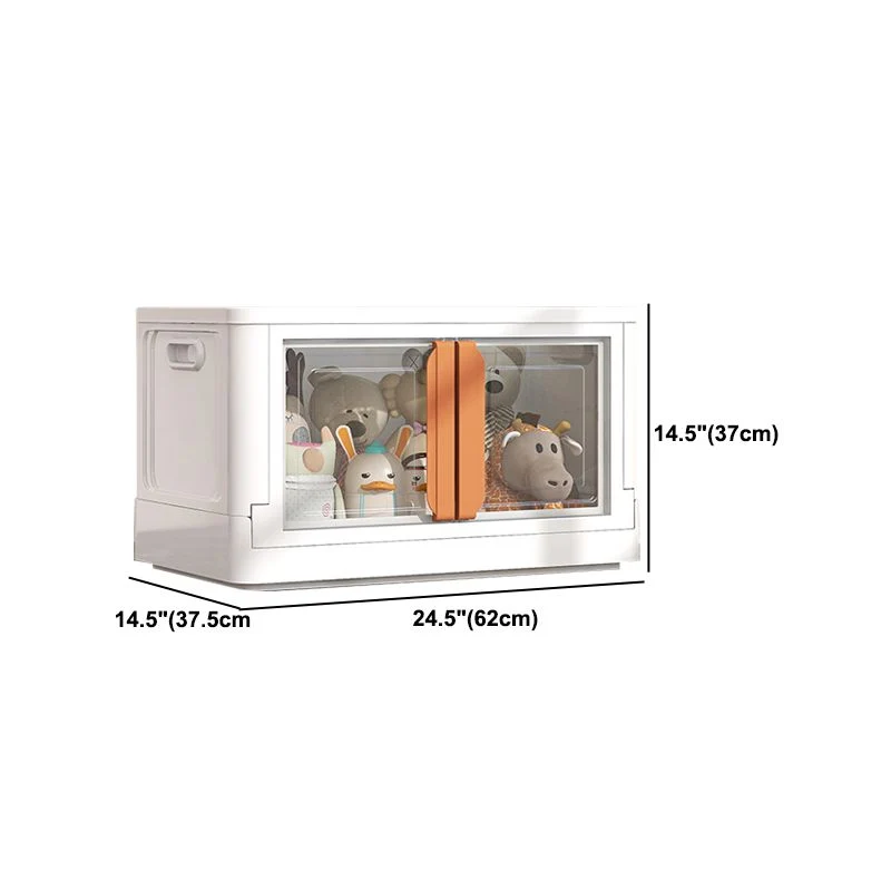 Gabinete de almacenamiento de plástico contemporáneo Gabinete de guardarropa con bisagras Bronceado Clearhalo