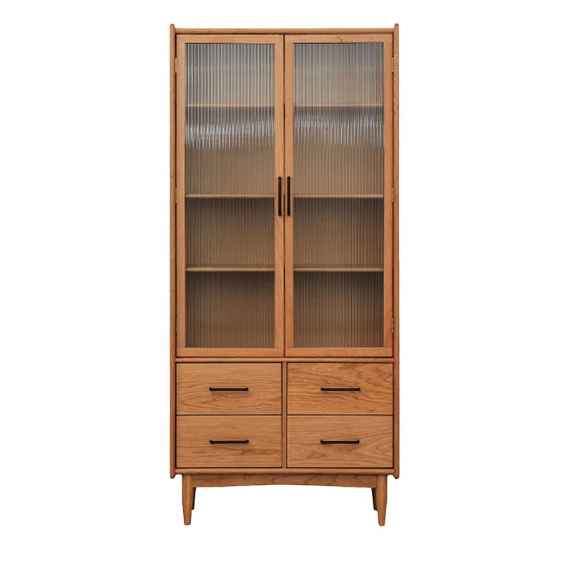 Gabinete de almacenamiento rectangular Simplicity Gabinete decorativo de madera maciza Clearhalo