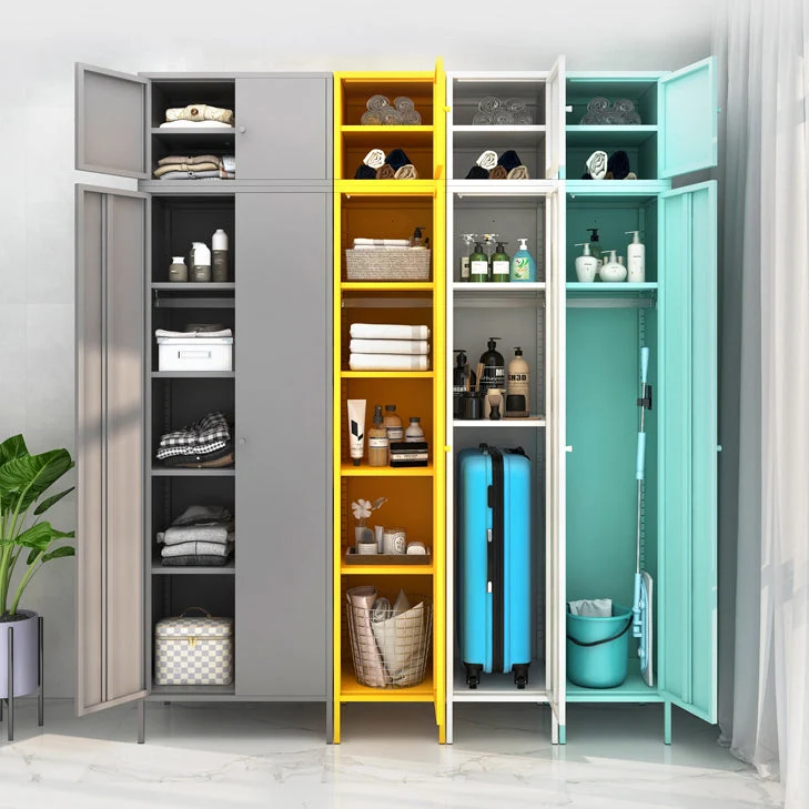 Gabinete no colgante con acabado mate Gabinete de almacenamiento moderno para el hogar Gris Clearhalo