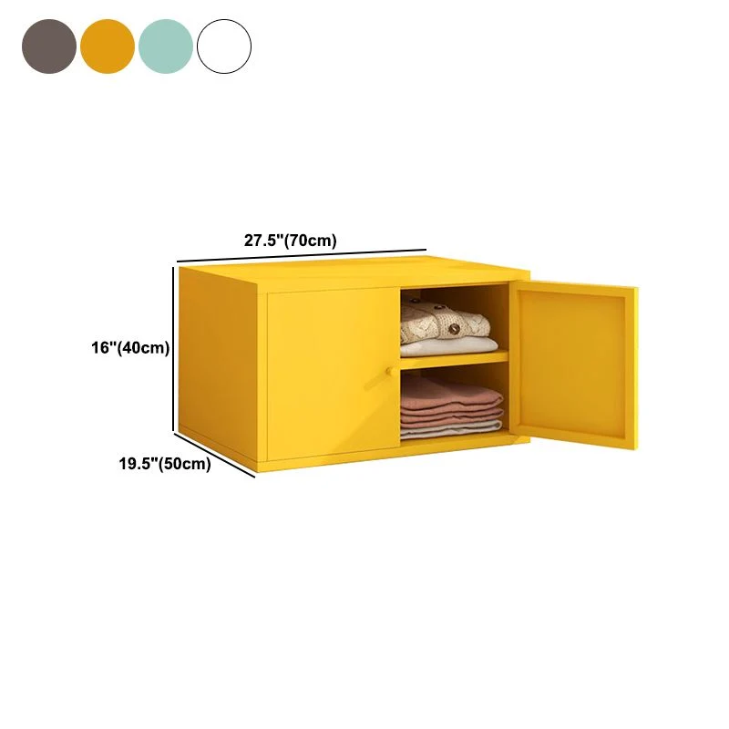 Gabinete no colgante con acabado mate Gabinete de almacenamiento moderno para el hogar Gris Clearhalo