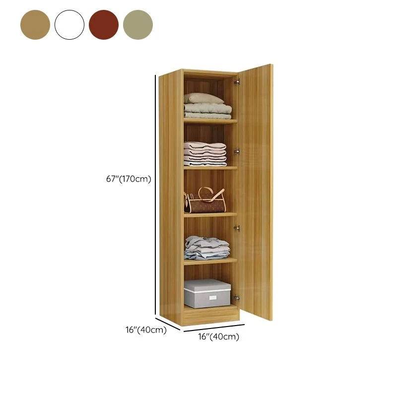 Gabinete con acabado mate y gabinete de almacenamiento de madera fabricada contemporánea de 1 puerta Amarillo Clearhalo