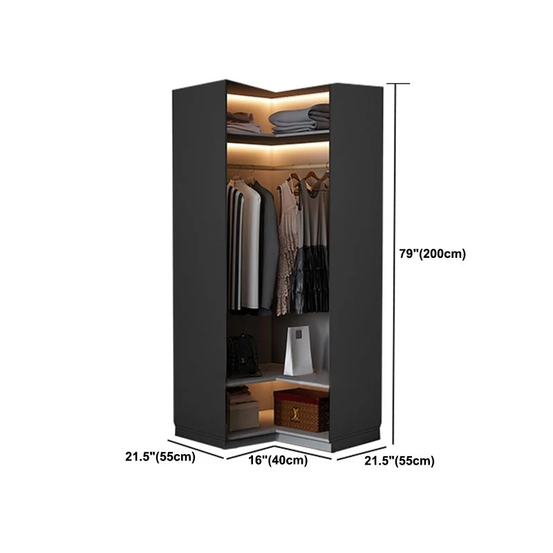 Gabinete de madera fabricado en negro con puertas de vidrio Gabinete de almacenamiento moderno Clearhalo