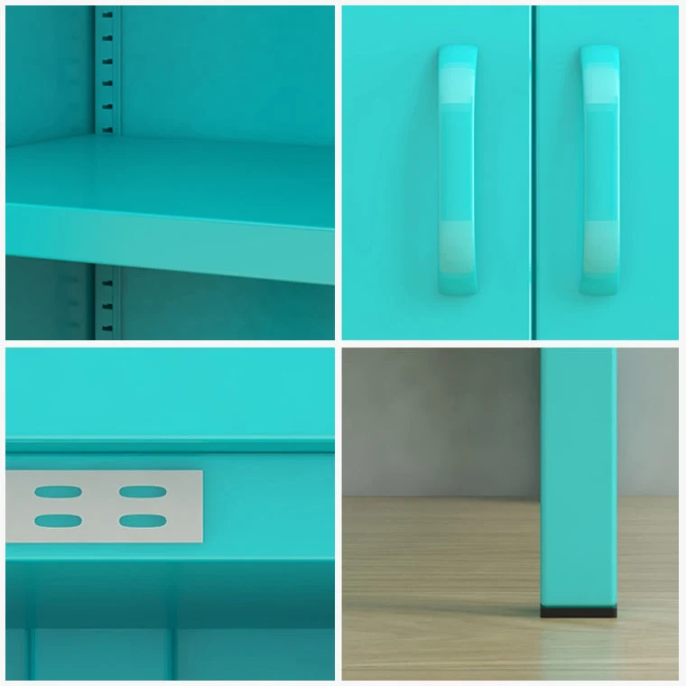 Gabinete moderno del servidor del aparador de acero de la puerta de cristal de 40"H con el almacenamiento para la cocina R...