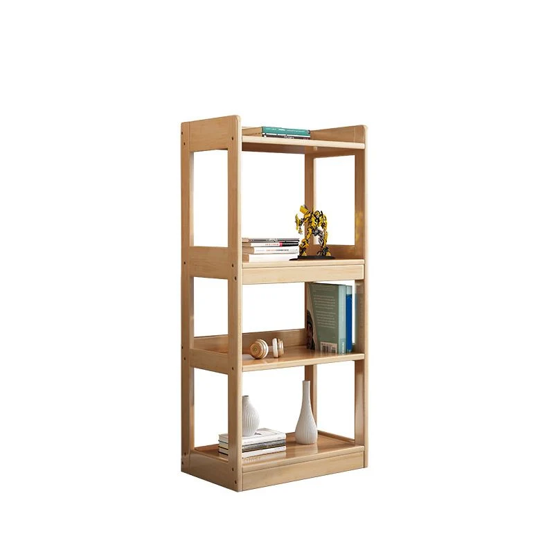 Librerí con estante trasero abierto Estanterí moderna y contemporánea para oficina en casa Nuez Clearhalo
