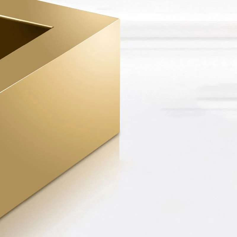 Mesa buffet de estilo moderno, tablero lateral de piedra con cajones y gabinetes Blanco Clearhalo