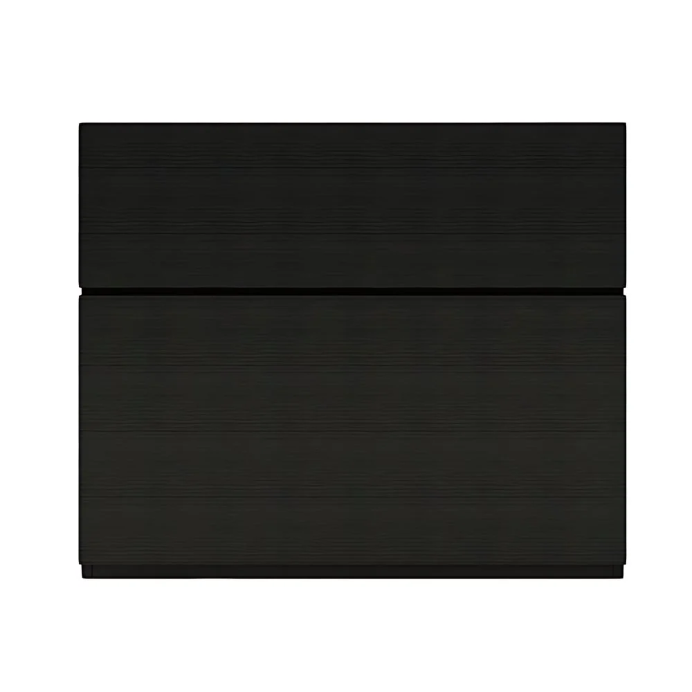 Mesa decorativa contemporánea Mesita de noche Mesa de noche de madera para el hogar Marron Clearhalo