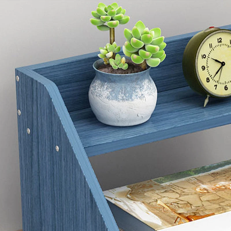 Mesa decorativa moderna Mesita de noche con acabado antiguo y patas Nogal Clearhalo
