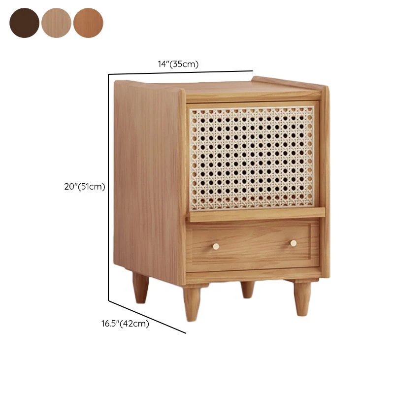 Mesa decorativa moderna, mesita de noche de madera para dormitorio y hogar Madera Clearhalo