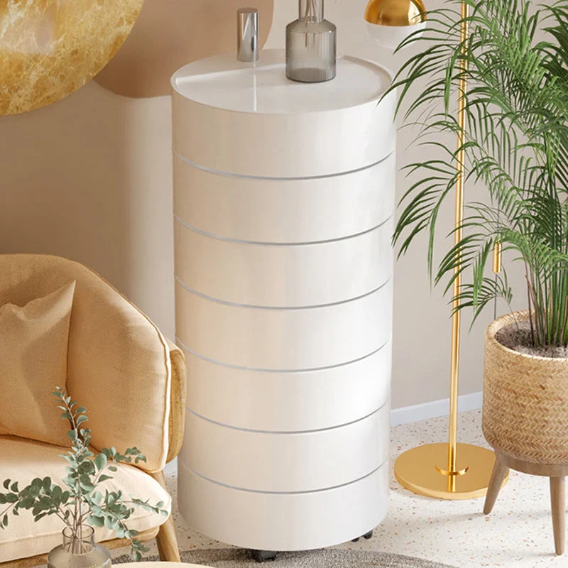 Mesita de noche acrílica moderna, mesa decorativa de almacenamiento de varios niveles, mesita de noche para sala de estar...