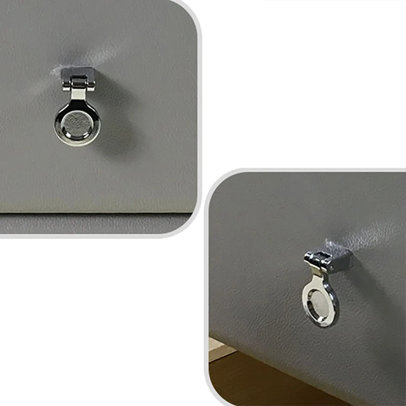 Mesita de noche con cama de cristal Mesita de noche contemporánea con cajones Caqui Clearhalo