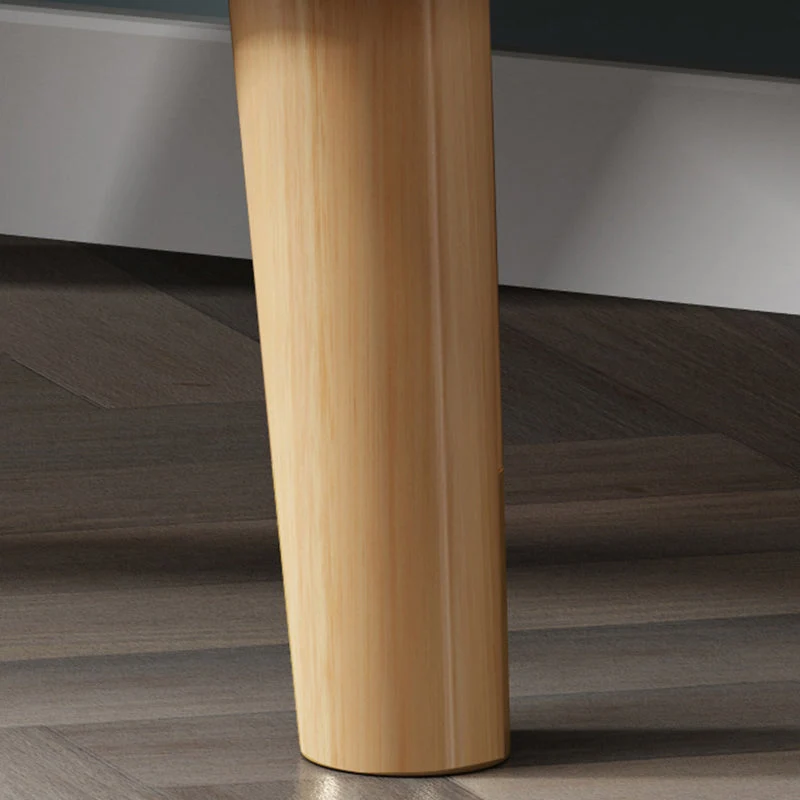 Mesita de noche decorativa de madera Mesita de noche moderna con cajones Naturales Clearhalo