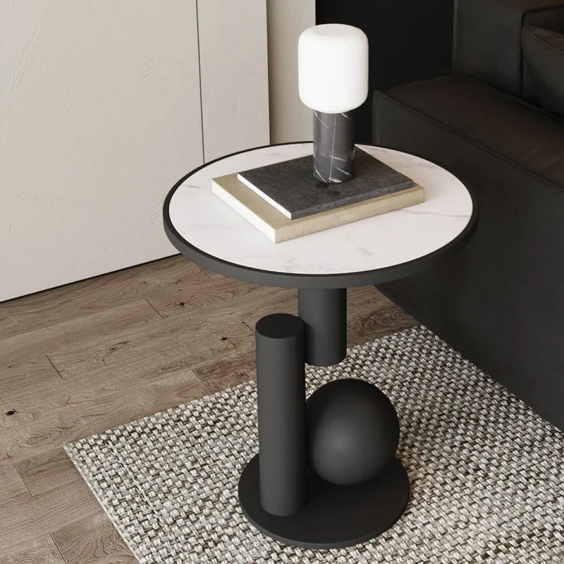 Mesita de noche Glam Mesita de noche con acento de metal para dormitorio Verde Clearhalo